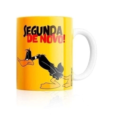 Caneca Patolino - "Segunda De Novo!" - Looney Tunes