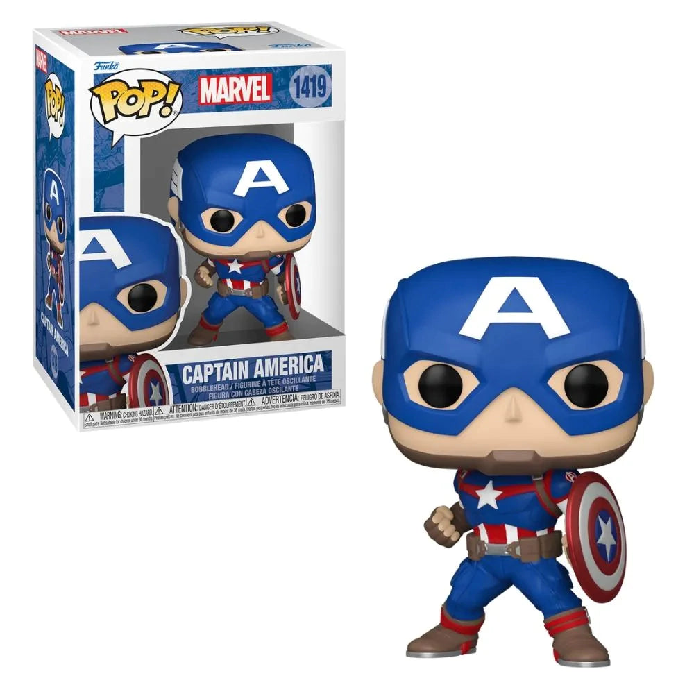 Funko Pop! Marvel Clássicos - Capitão América #1419
