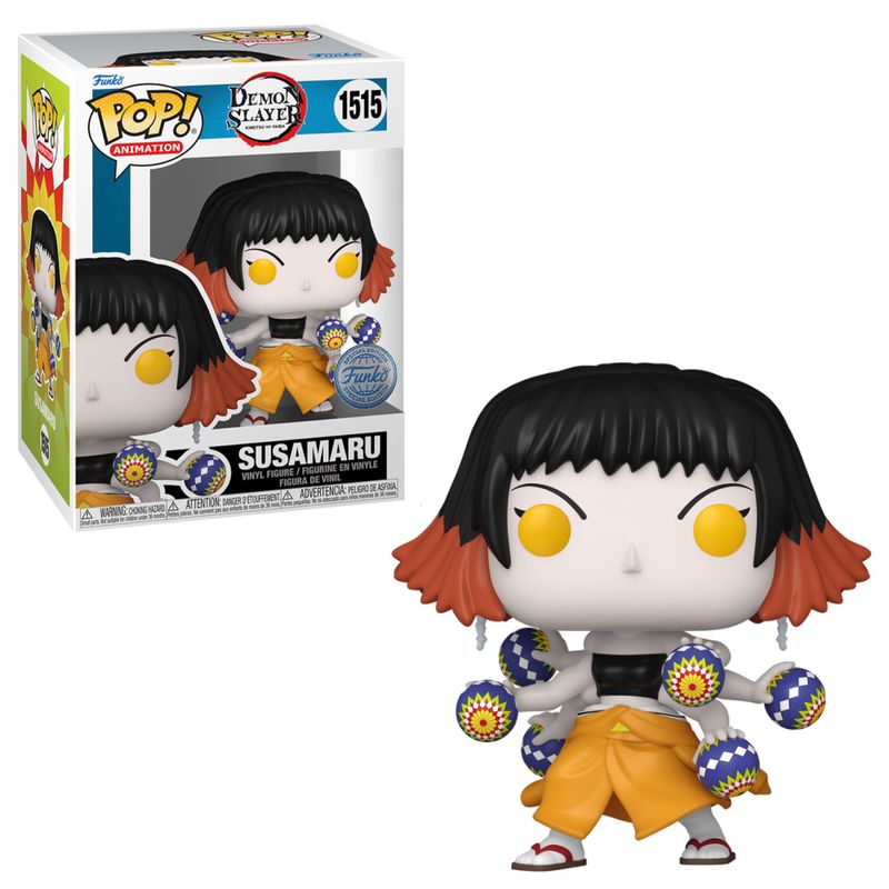 Boneco Funko Pop! Demon Slayer - Susamaru com Temari